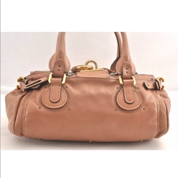 Authentic Chloe Paddington Handbag Leather Pink - Picture 2 of 11